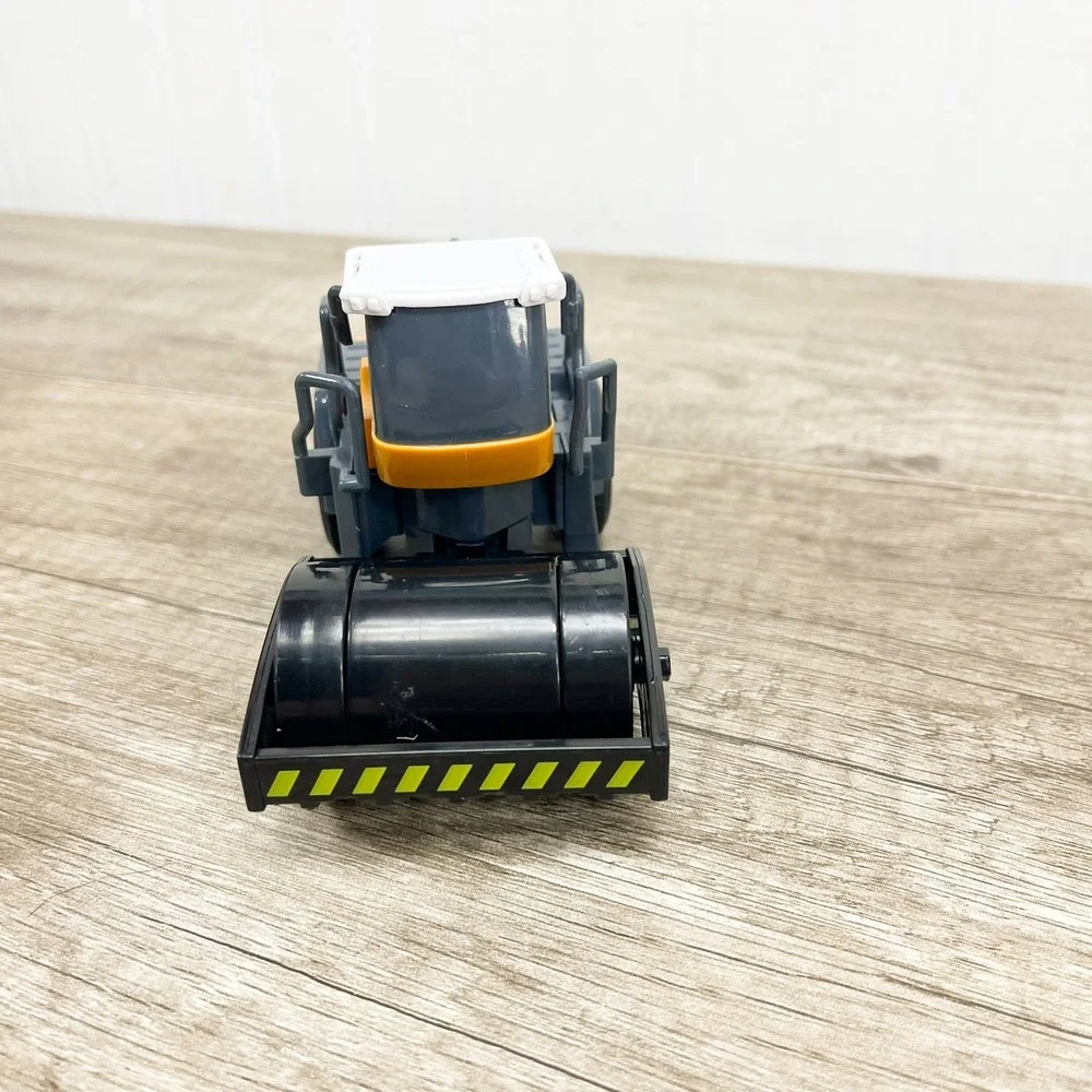 Cobid Box Yellow Construction Vehicle Toy Set Cement Mixer Tanker Roller 4pc